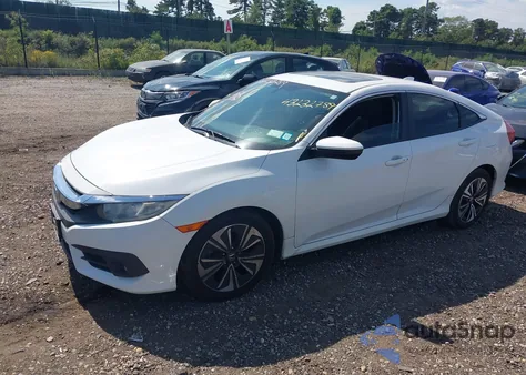 2018 Honda Civic Ex-T из США, поврежденный, VIN 2HGFC1F30JH645240